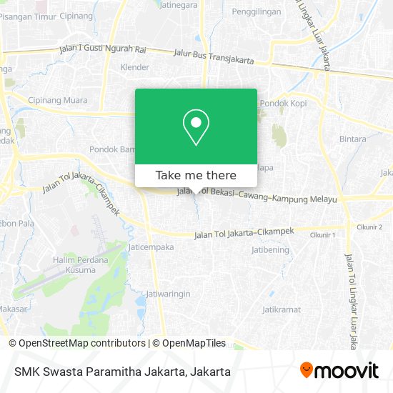SMK Swasta Paramitha Jakarta map