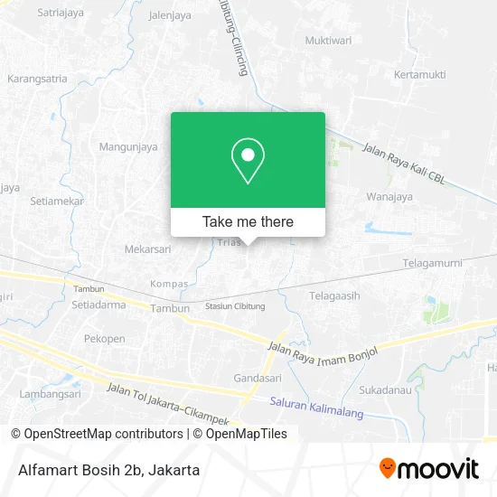 Alfamart Bosih 2b map