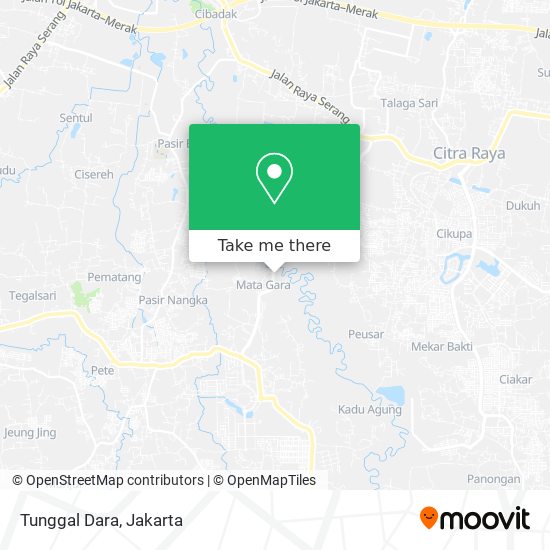 Tunggal Dara map