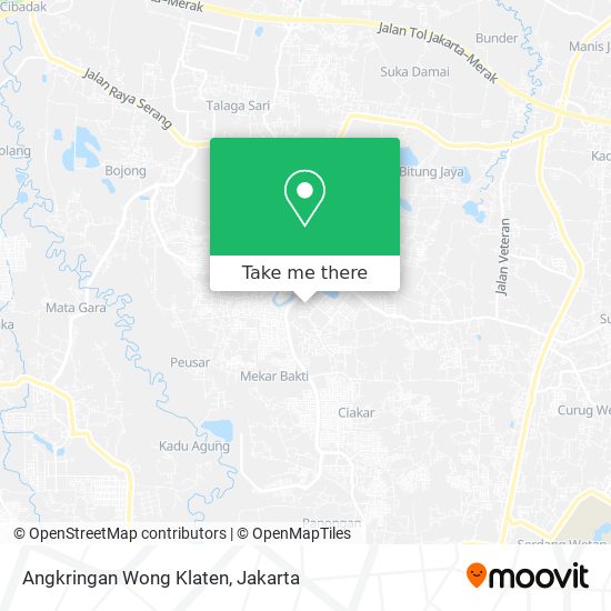 Angkringan Wong Klaten map