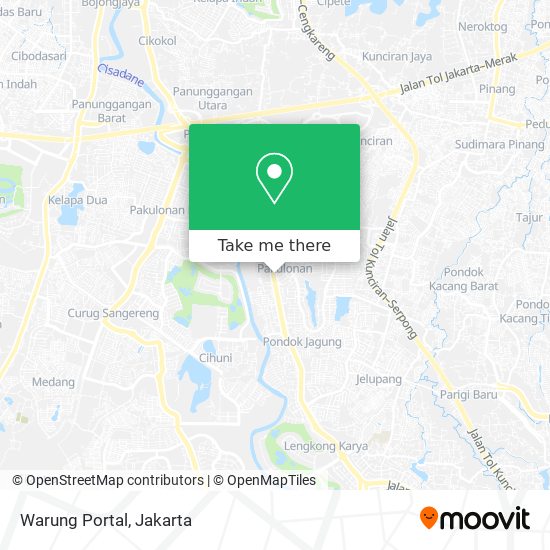 Warung Portal map