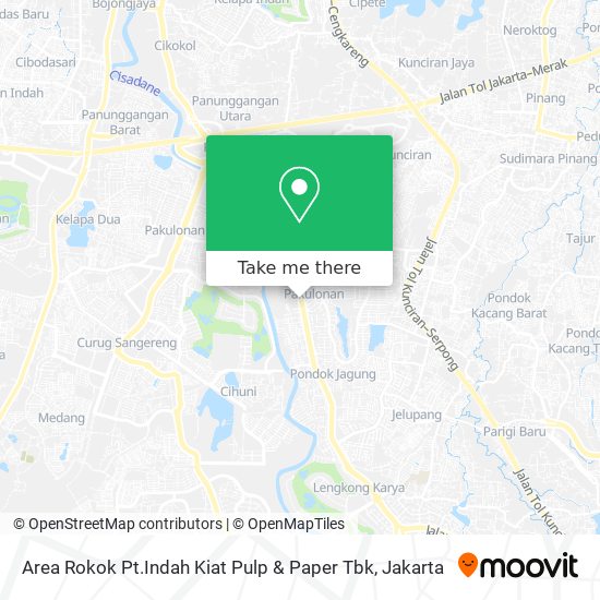 Area Rokok Pt.Indah Kiat Pulp & Paper Tbk map