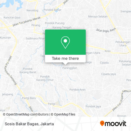 Sosis Bakar Bagas map