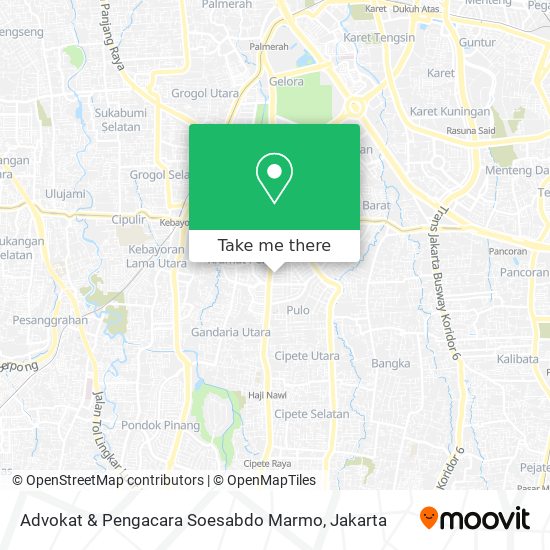 Advokat & Pengacara Soesabdo Marmo map