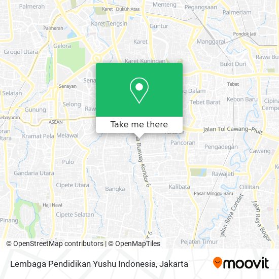 Lembaga Pendidikan Yushu Indonesia map