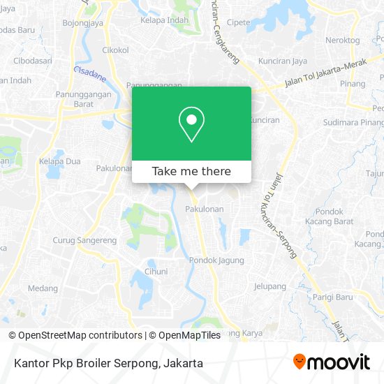 Kantor Pkp Broiler Serpong map