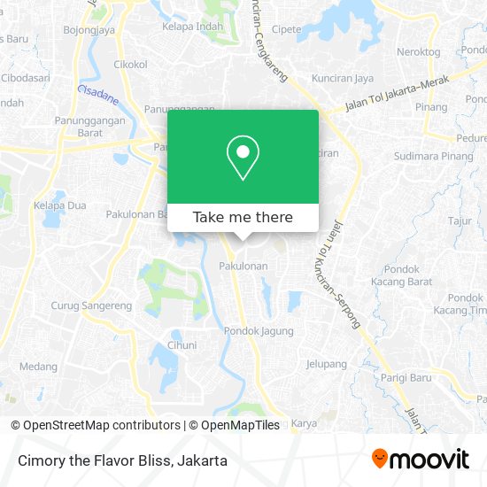 Cimory the Flavor Bliss map