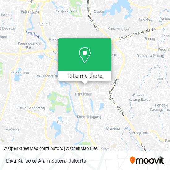 Diva Karaoke Alam Sutera map