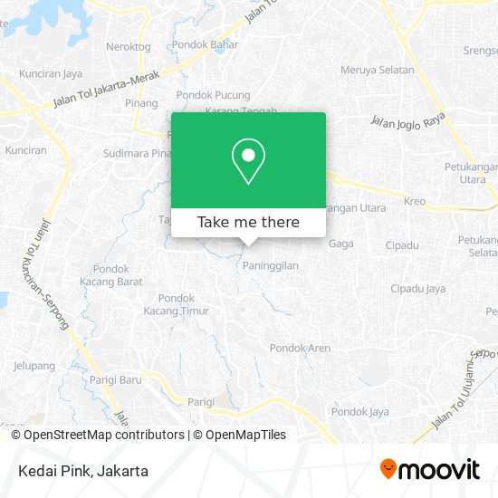 Kedai Pink map