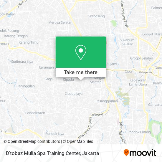 D'tobaz Mulia Spa Training Center map