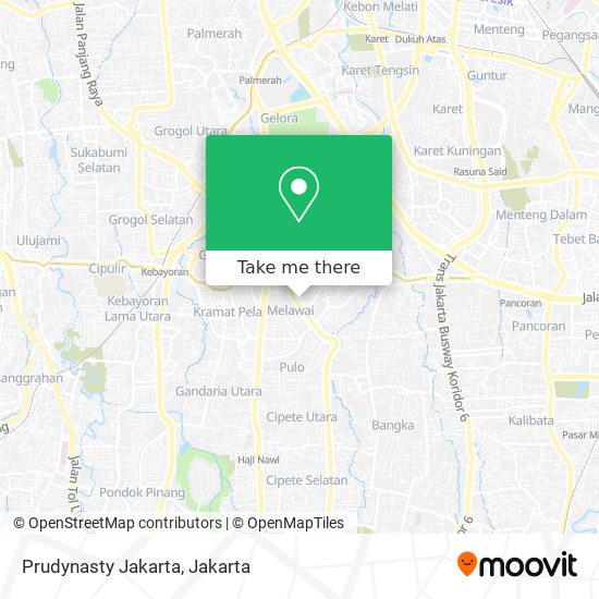 Prudynasty Jakarta map