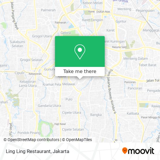 Ling Ling Restaurant map