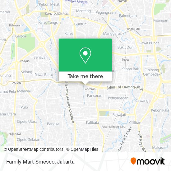 Family Mart-Smesco map