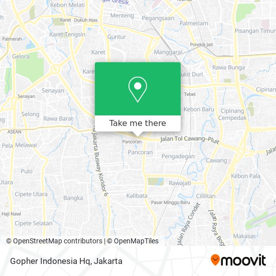 Gopher Indonesia Hq map