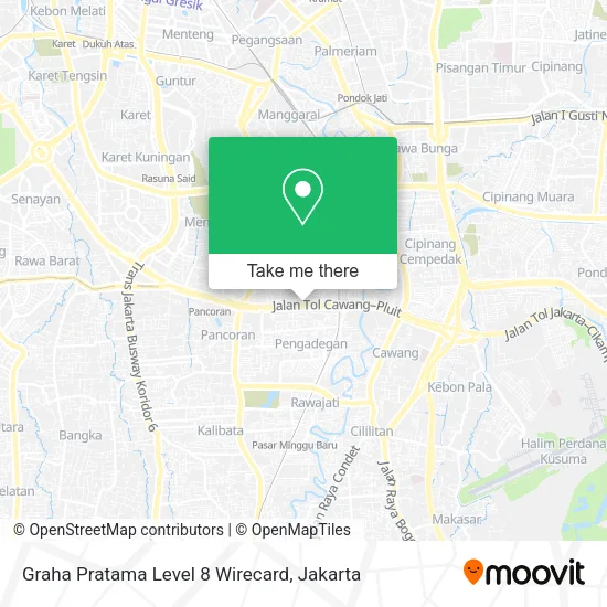 Graha Pratama Level 8 Wirecard map