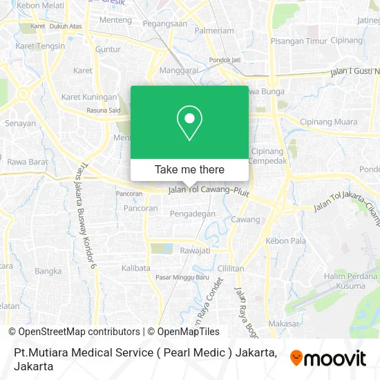 Pt.Mutiara Medical Service ( Pearl Medic ) Jakarta map