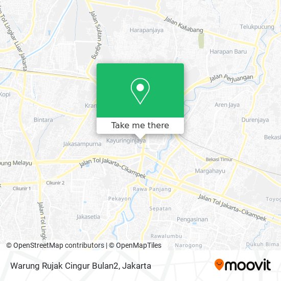 Warung Rujak Cingur Bulan2 map