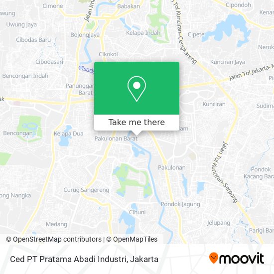 Ced PT Pratama Abadi Industri map