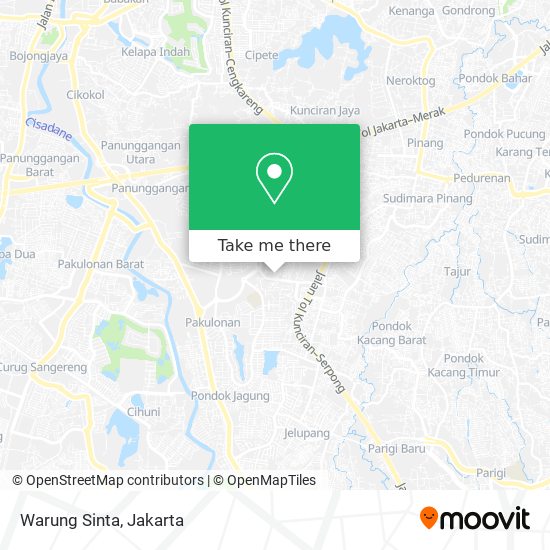 Warung Sinta map