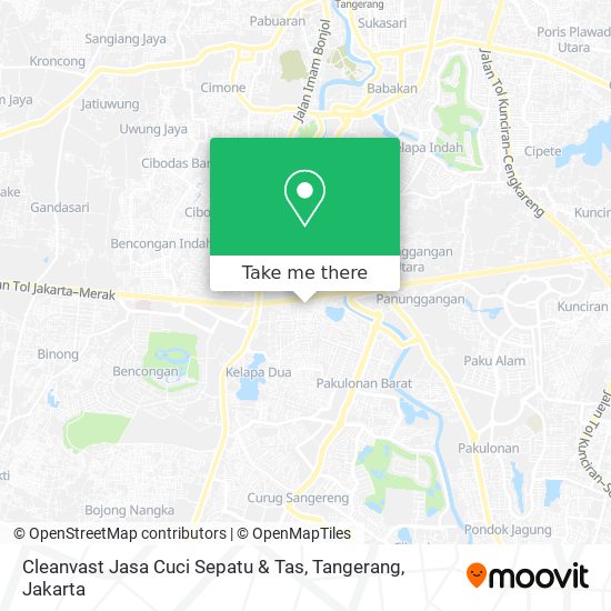 Cleanvast Jasa Cuci Sepatu & Tas, Tangerang map
