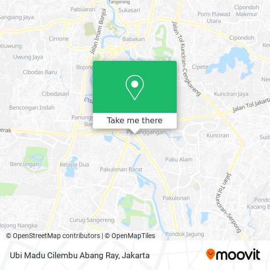 Ubi Madu Cilembu Abang Ray map