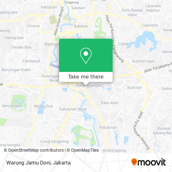 Warung Jamu Doni map