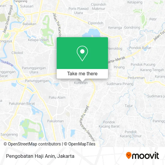 Pengobatan Haji Anin map