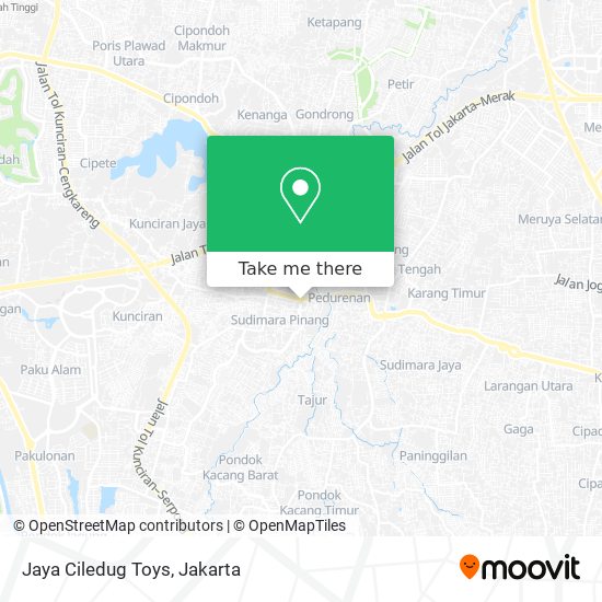 Jaya Ciledug Toys map