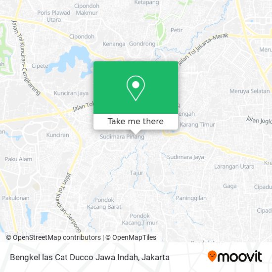 Bengkel las Cat Ducco Jawa Indah map
