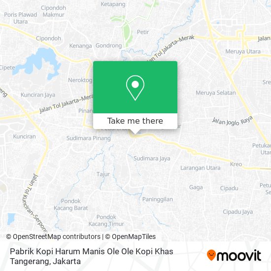 Pabrik Kopi Harum Manis Ole Ole Kopi Khas Tangerang map