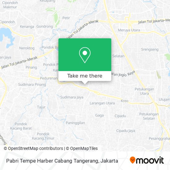 Pabri Tempe Harber Cabang Tangerang map