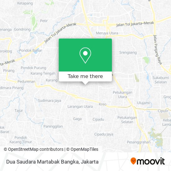 Dua Saudara Martabak Bangka map