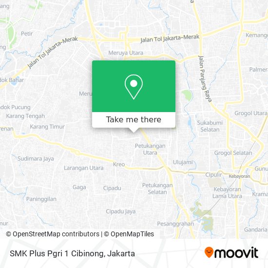 SMK Plus Pgri 1 Cibinong map