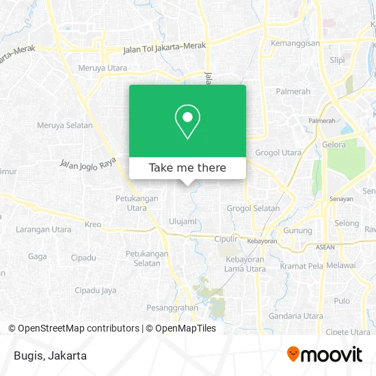 Bugis map
