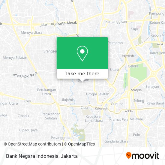 Bank Negara Indonesia map