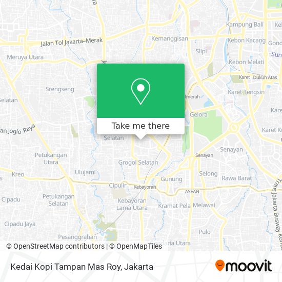 Kedai Kopi Tampan Mas Roy map