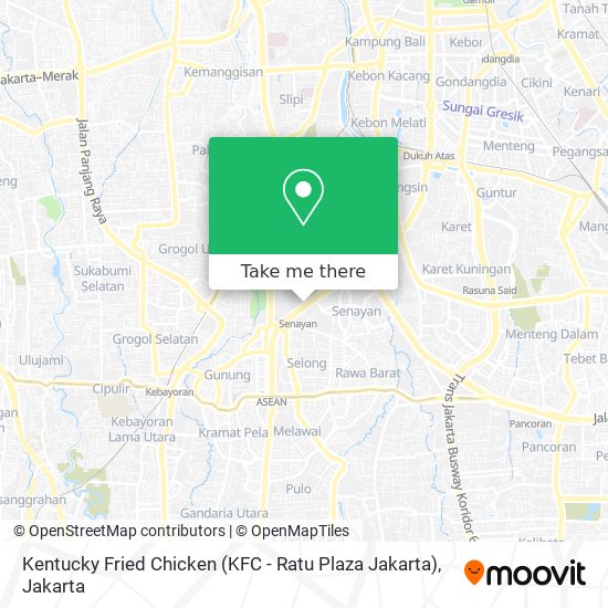 Kentucky Fried Chicken (KFC - Ratu Plaza Jakarta) map