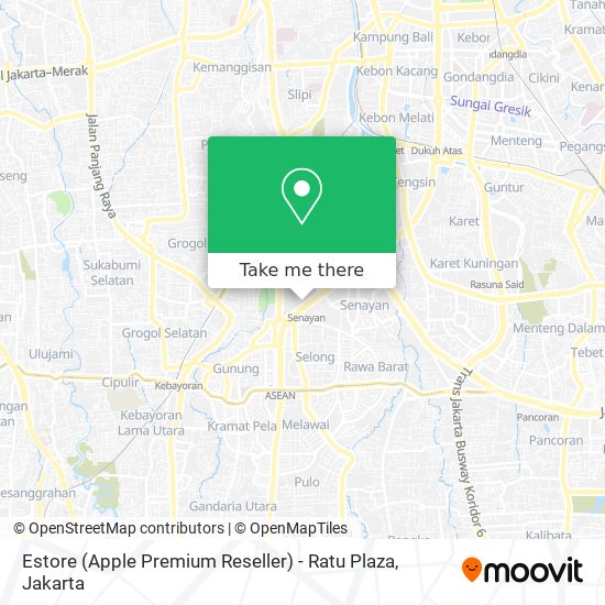 Estore (Apple Premium Reseller) - Ratu Plaza map
