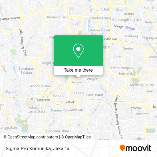 Sigma Pro Komunika map