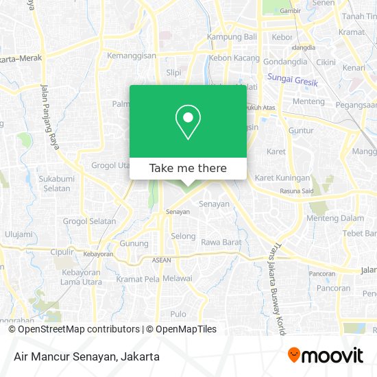 Air Mancur Senayan map