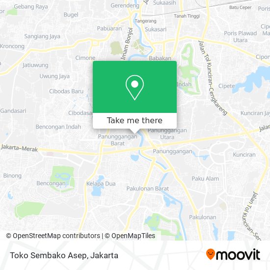 Toko Sembako Asep map