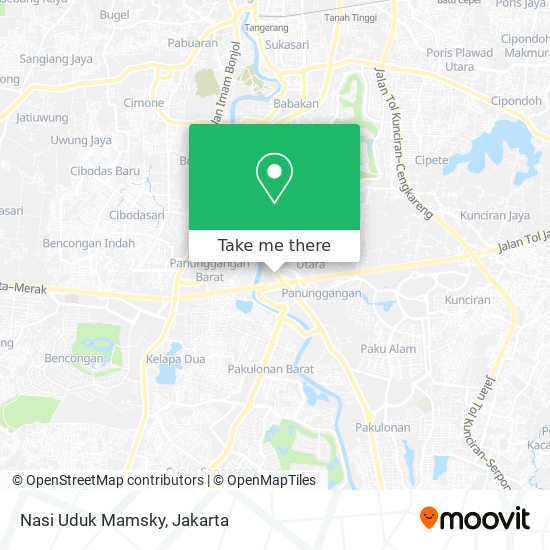 Nasi Uduk Mamsky map