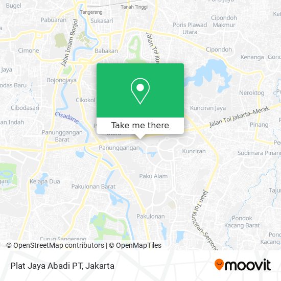 Plat Jaya Abadi PT map