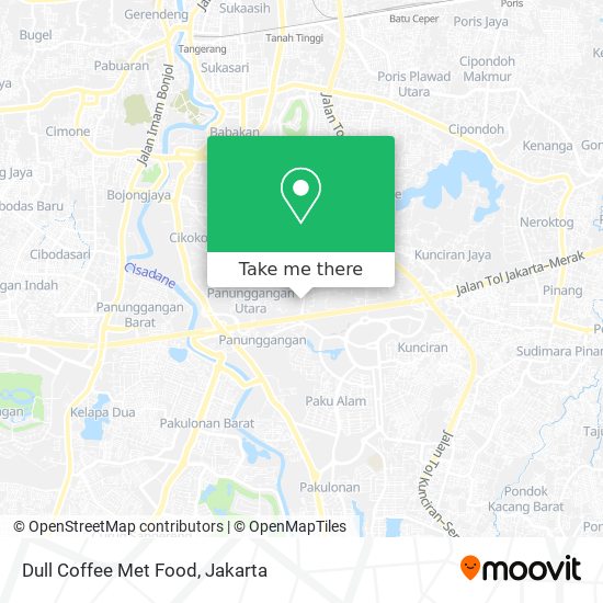 Dull Coffee Met Food map