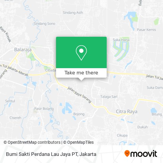 Bumi Sakti Perdana Lau Jaya PT map