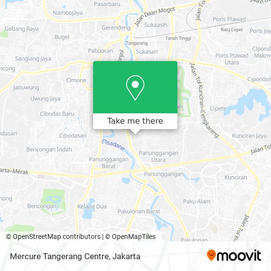 Mercure Tangerang Centre map