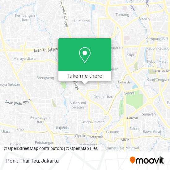 Ponk Thai Tea map