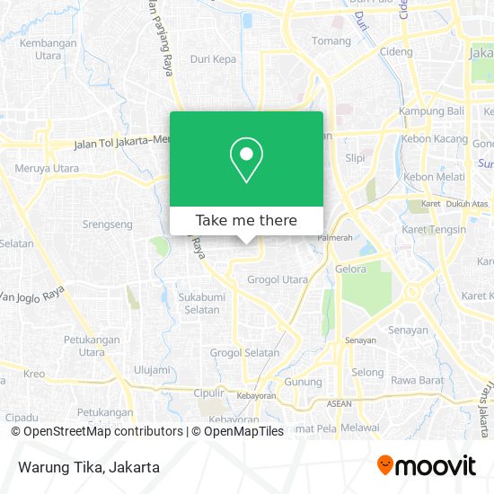 Warung Tika map