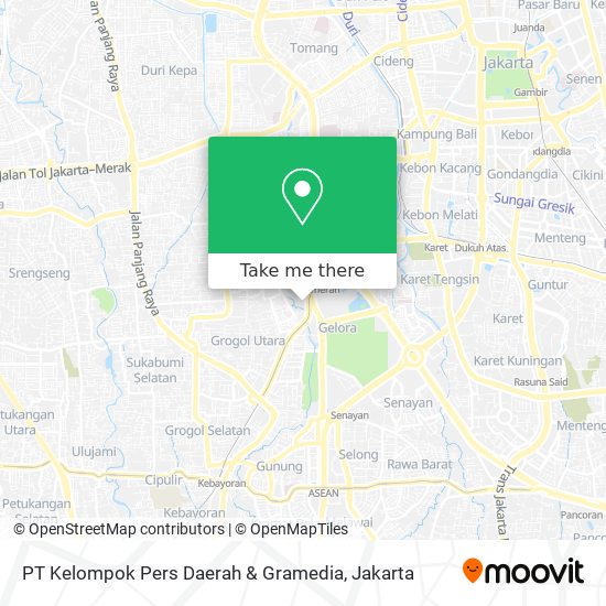 PT Kelompok Pers Daerah & Gramedia map