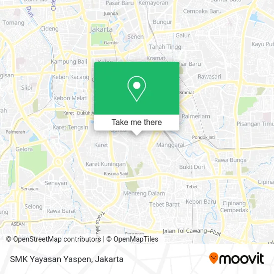 SMK Yayasan Yaspen map